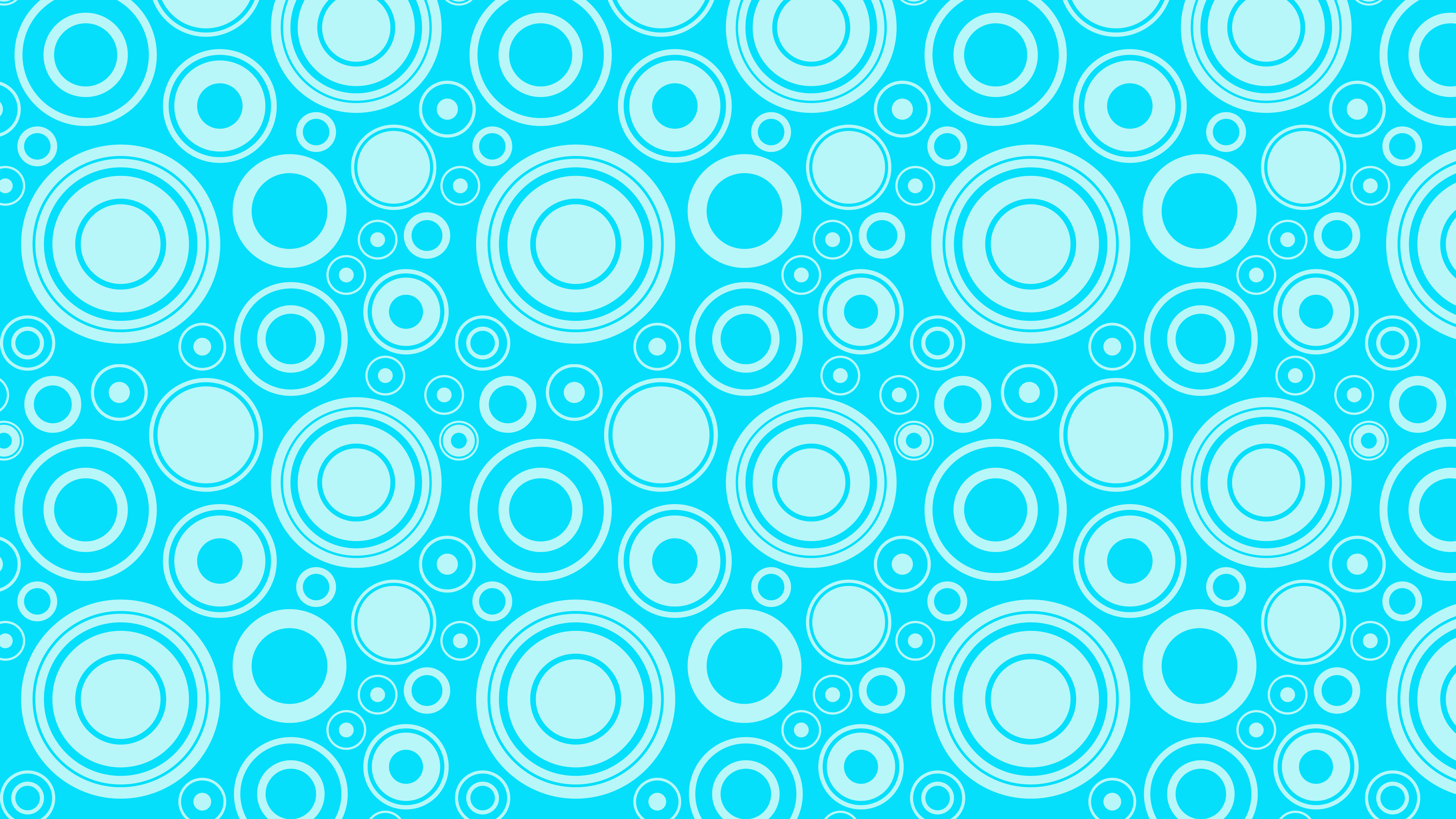 Baby Blue Random Circles Pattern Background Image
