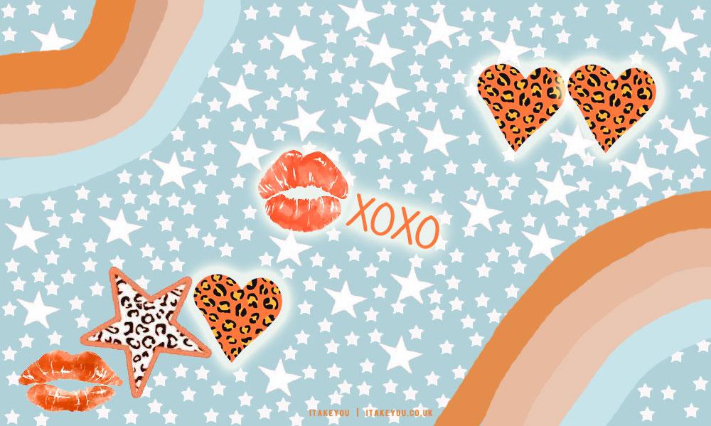  Cute Valentines Day Wallpaper Ideas Wild Heart Kiss Blue