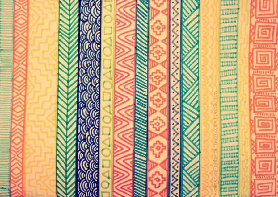 Aztec Tribal Pattern By Akittye