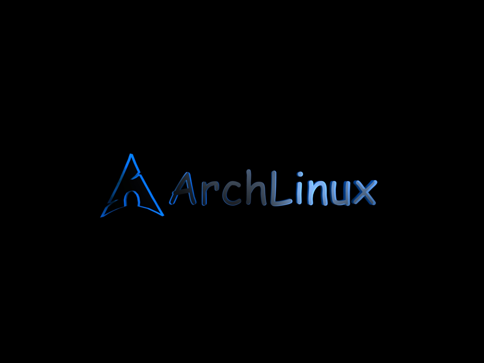 Archlinux Blue Wallpaper And Background Image Id