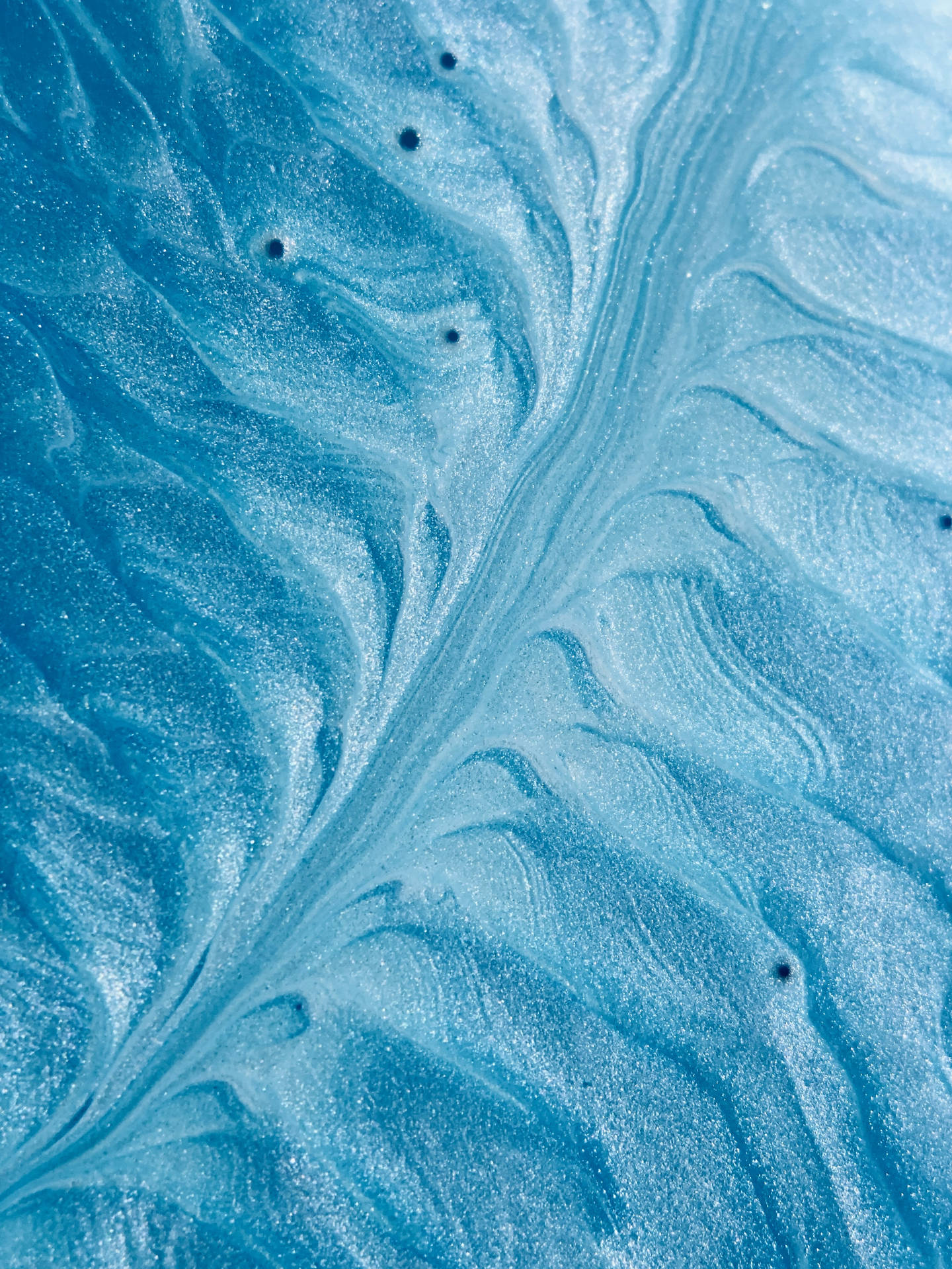 Blue Glitter Wallpaper