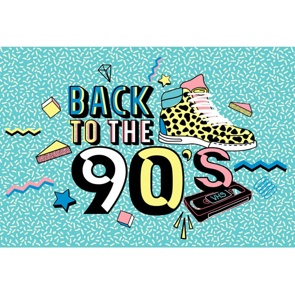 Revisiting Iconic 90s Style Wallpaper