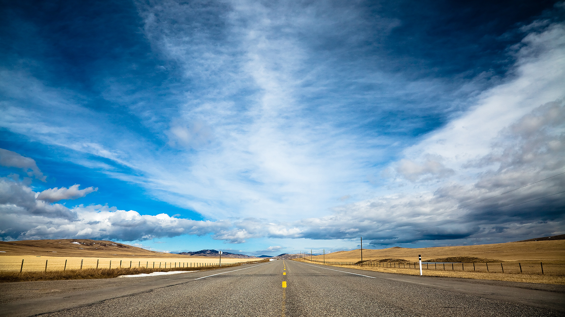 Open Road Usa Background Wallpaper High Quality