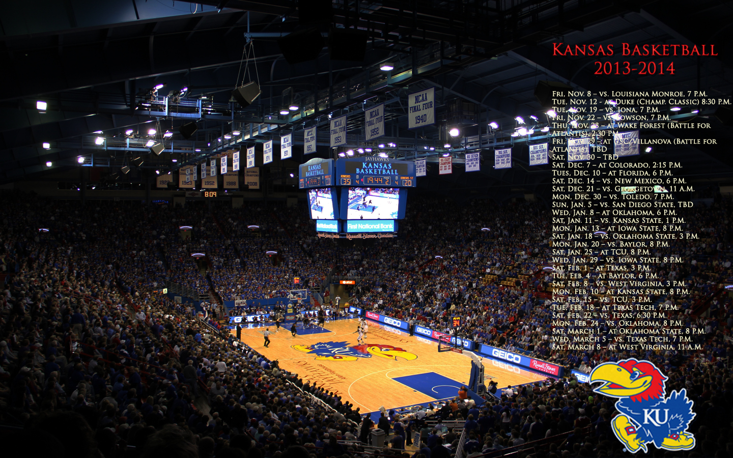 Go Back Image For Kansas Jayhawks Basketball Wallpaper