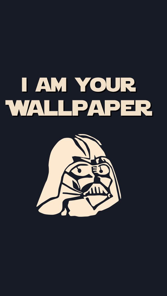 Am Your Wallpaper Darth Vader Funny iPhone Ipod