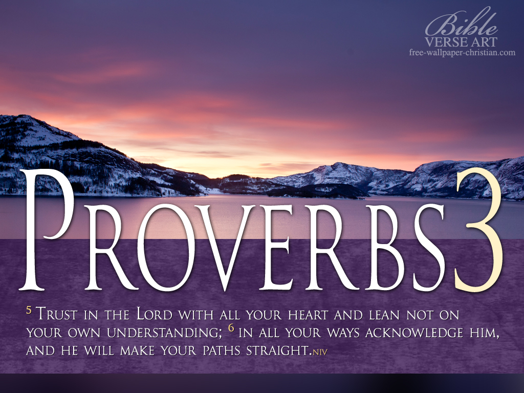 Proverbs He Will Make Your Path Straight Wallpaper Christian