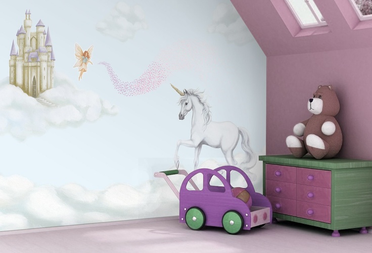 Kid S Unicorn Wallpaper Design By Inspire Murals Available At