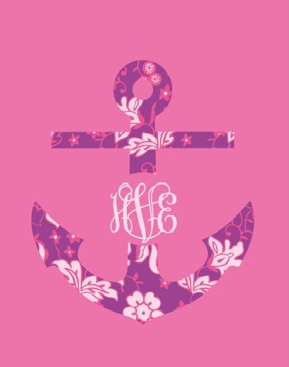 Anchor Monogram Wallpaper Made By Me Phone Candy