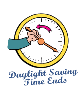 Daylight Saving Time Ends Calendar History Events