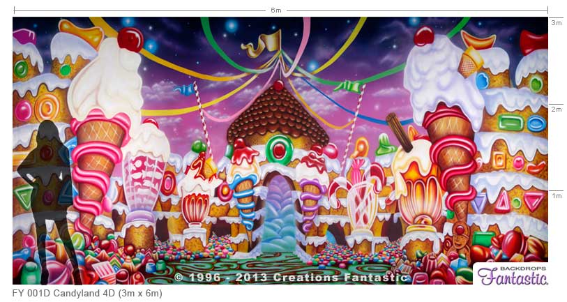 Candyland Dance Background