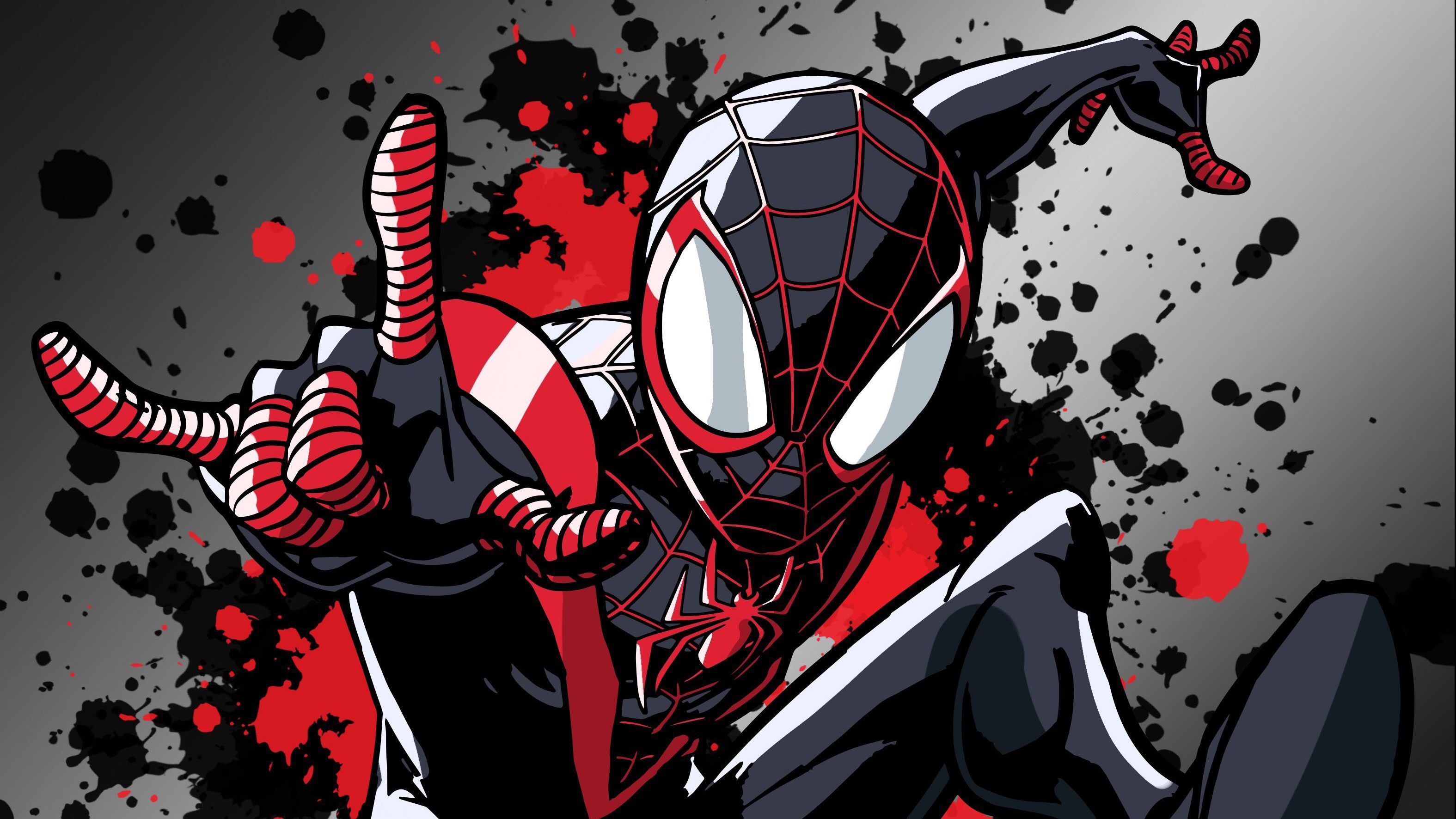 Miles Morales Spider Man Wallpaper Top