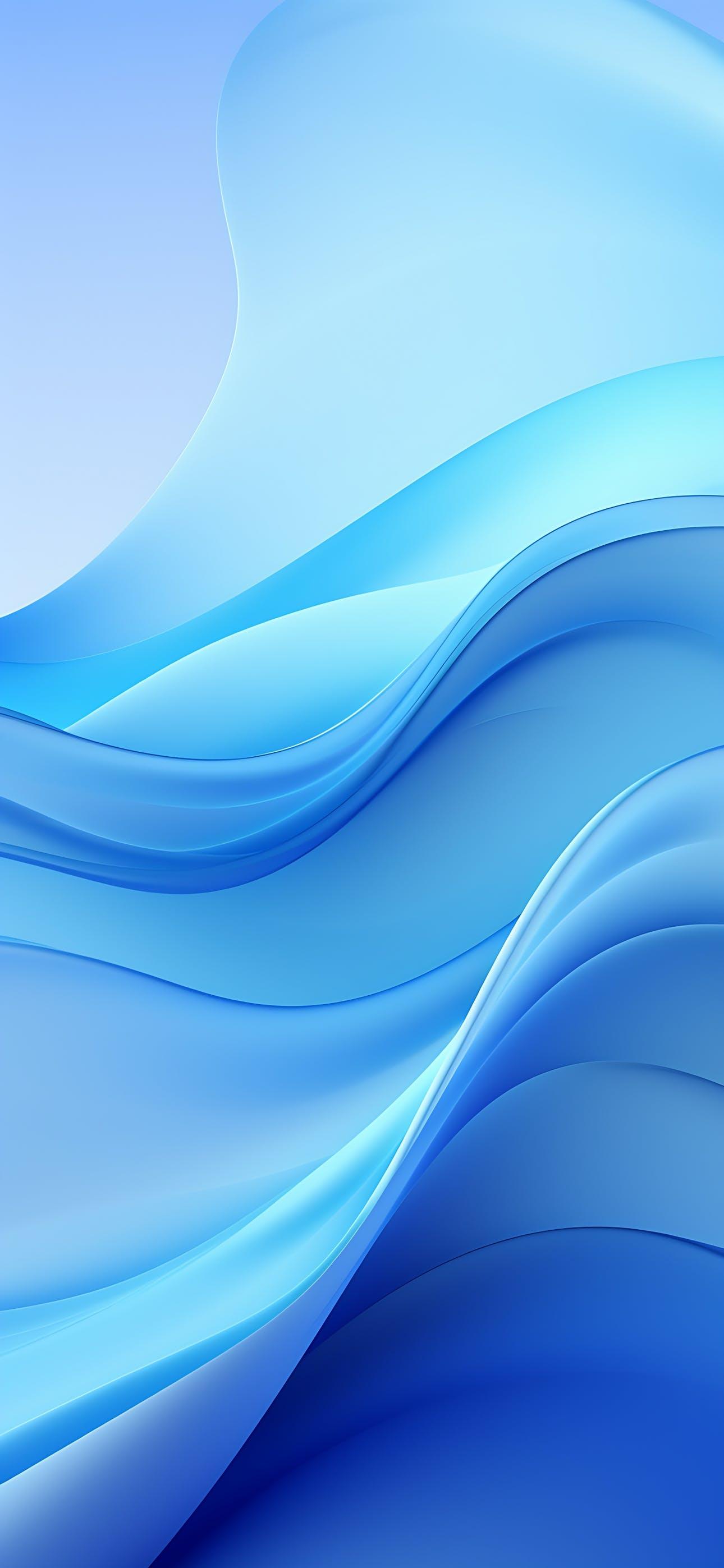 Cool Blue Gradient Wallpaper For iPhone In