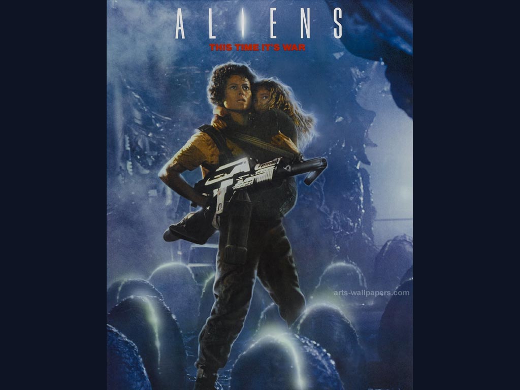 Wallpaper Aliens Movie Poster Desktop Pictures