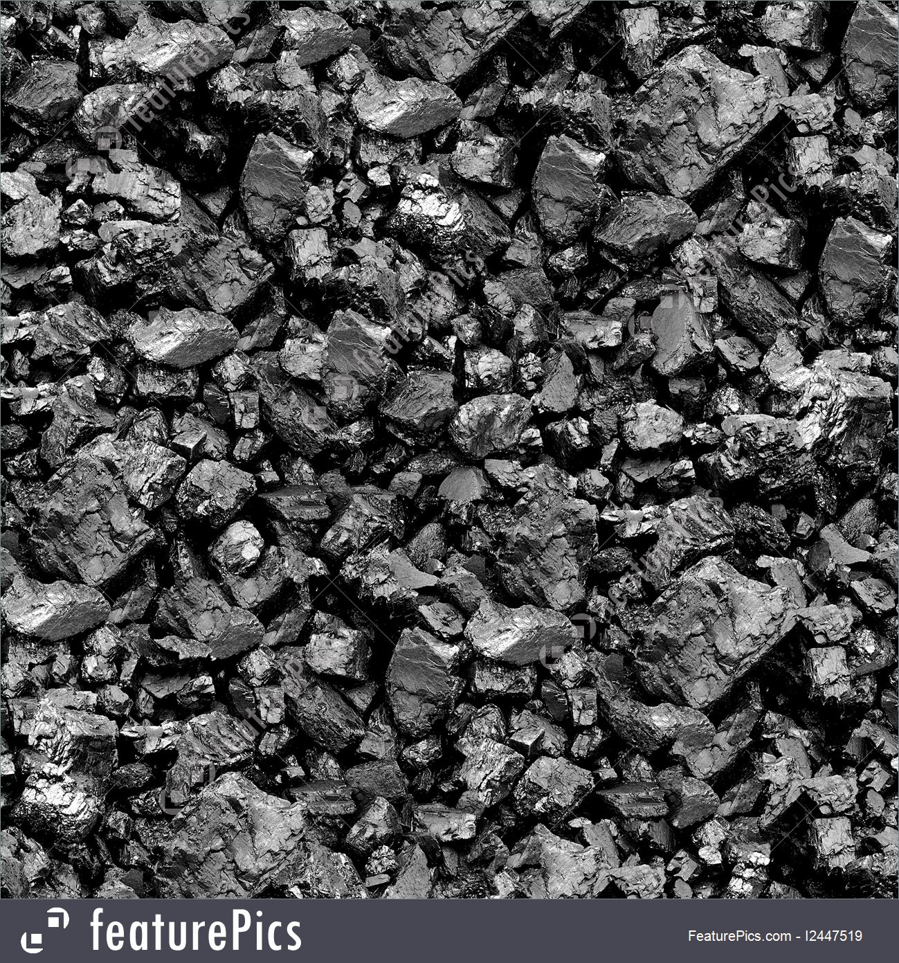 Coal Seamless Background