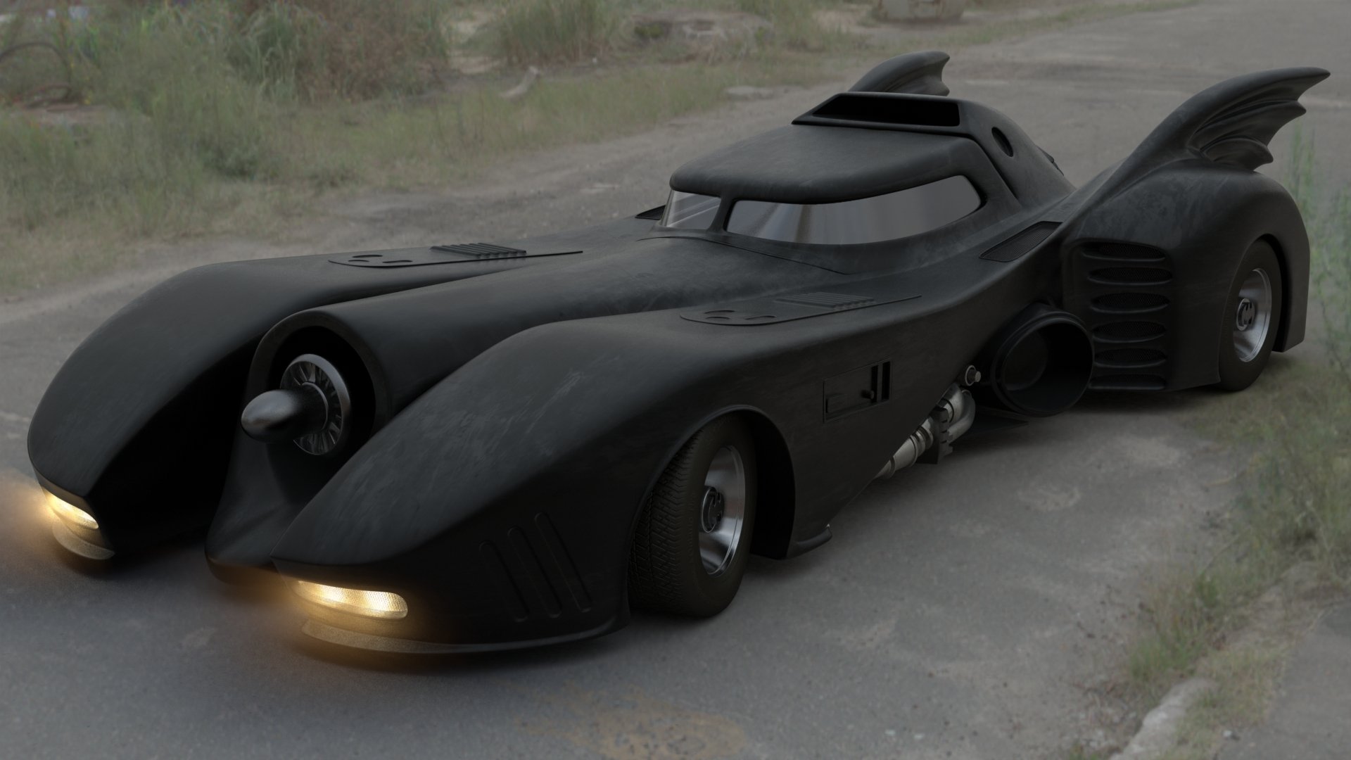 Batmobile Custom Hot Rod Rods Batman Dark Knight Movie Film Television