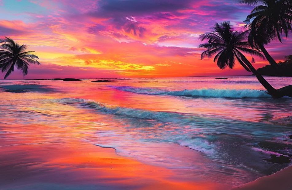 Sunset Beaches Wallpaper