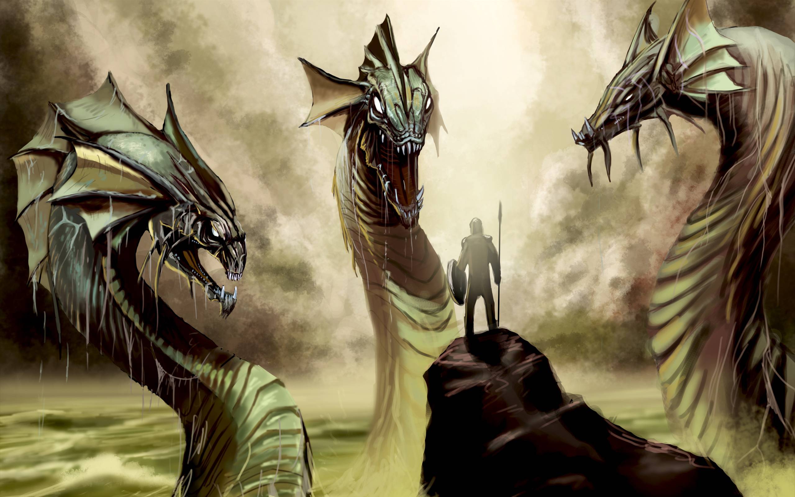 Hydra Mythical Creatures 2560x1600