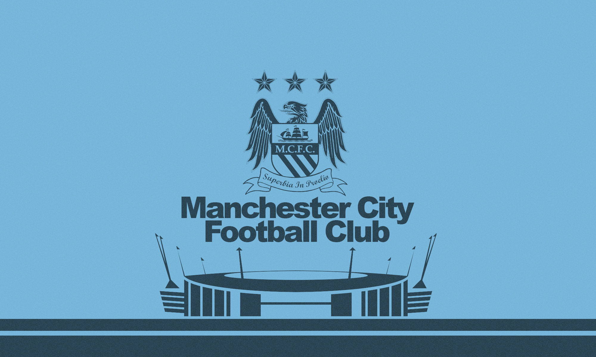 Manchester City Logo Wallpaper 2014 Background HD Wallpaper for 2000x1200