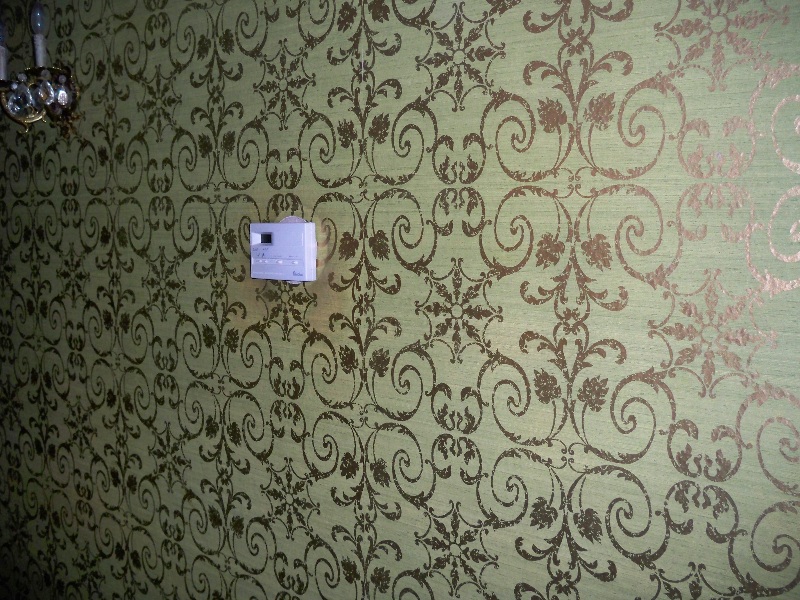 1950s Wallpaper Room Original Dcor Gold Hallway