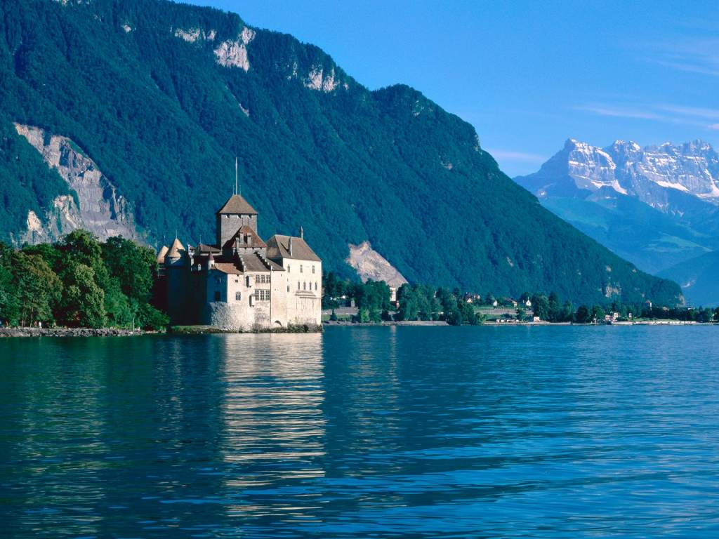 Chateau De Chillon Switzerland Wallpaper