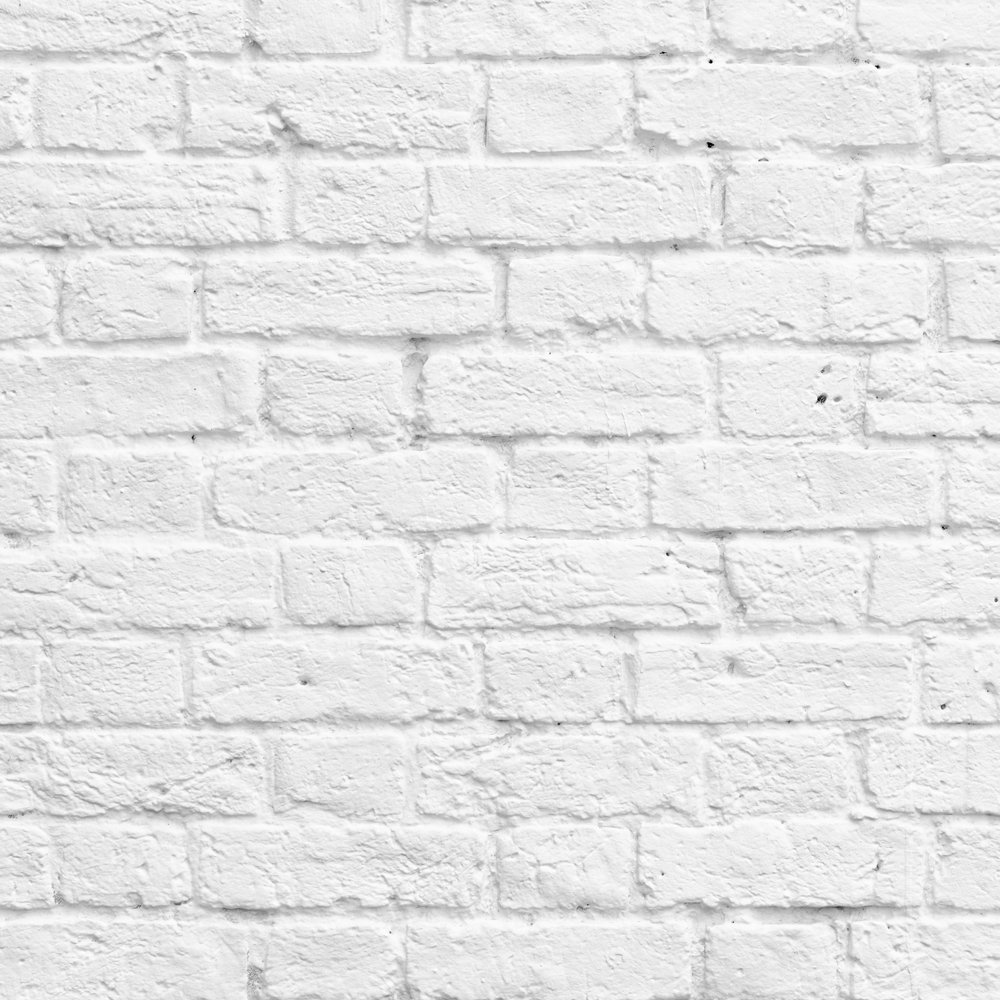 Painted Brick Effect Wallpaper White Washed Slate Stone Wall