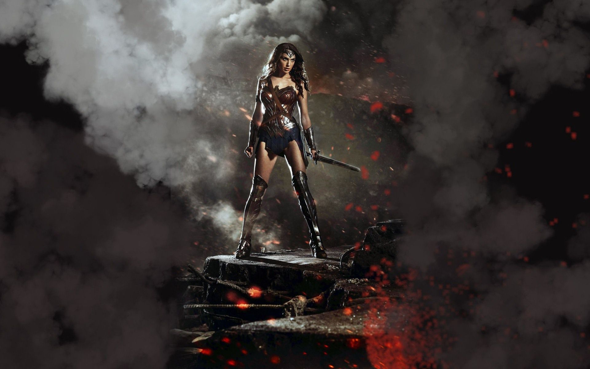 Gal Gadot As Wonder Woman In Batman V Superman Stylish HD Wallpaper