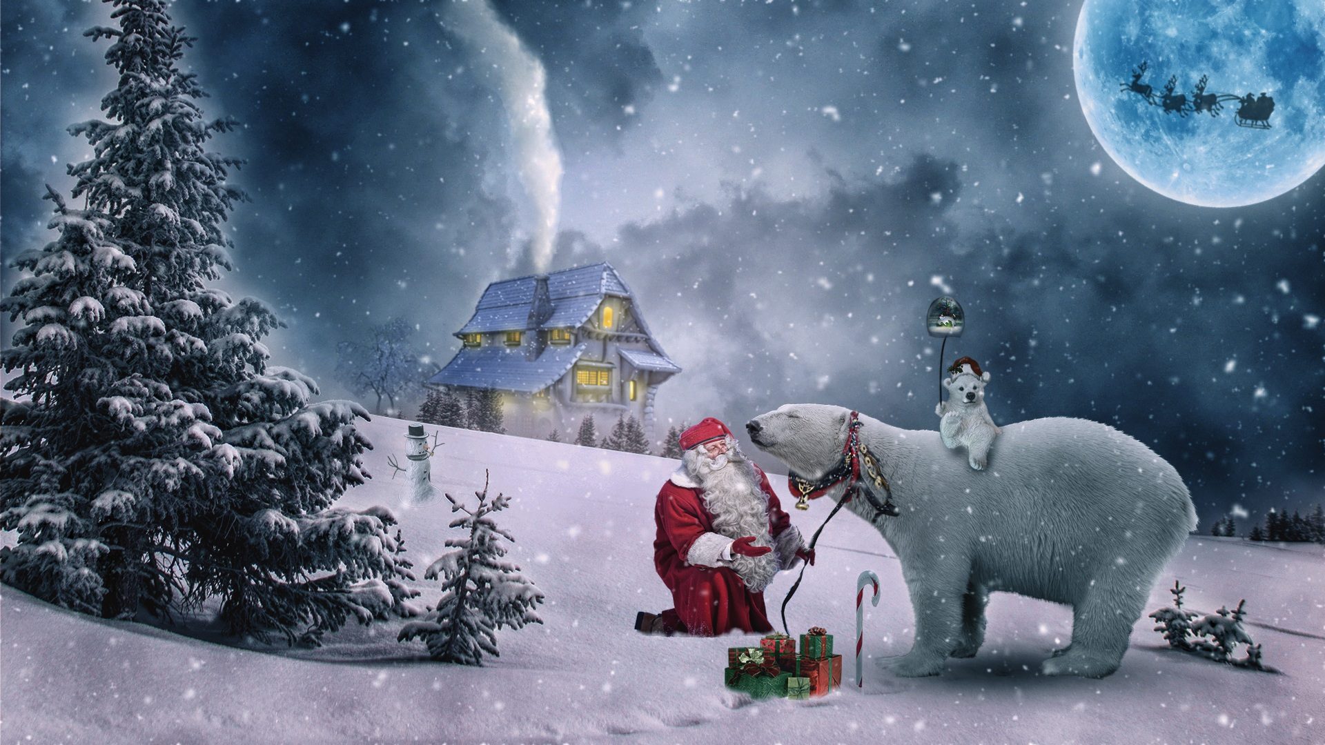 Christmas Santa Claus Wallpaper HD