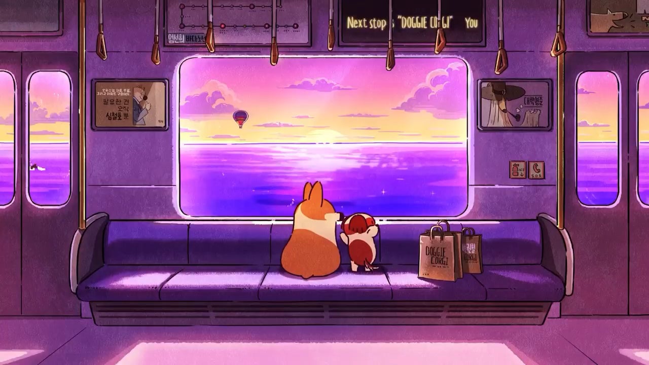 These Relaxing Doggie Corgi Animation Loops By Studio Goindol R