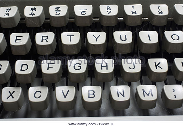 Qwerty Keyboard Stock Photos