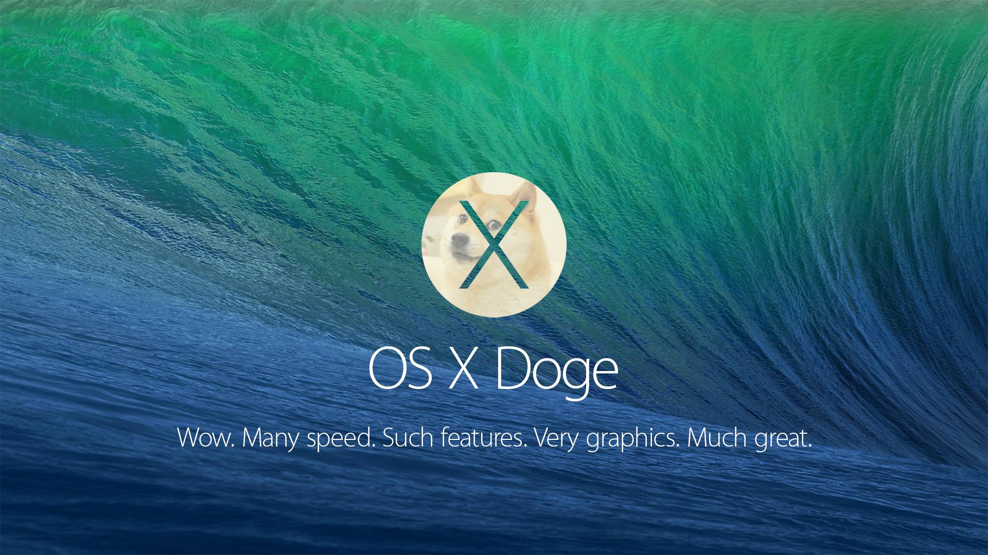 OSX DOGE Nexus Wallpaper 1920x1080