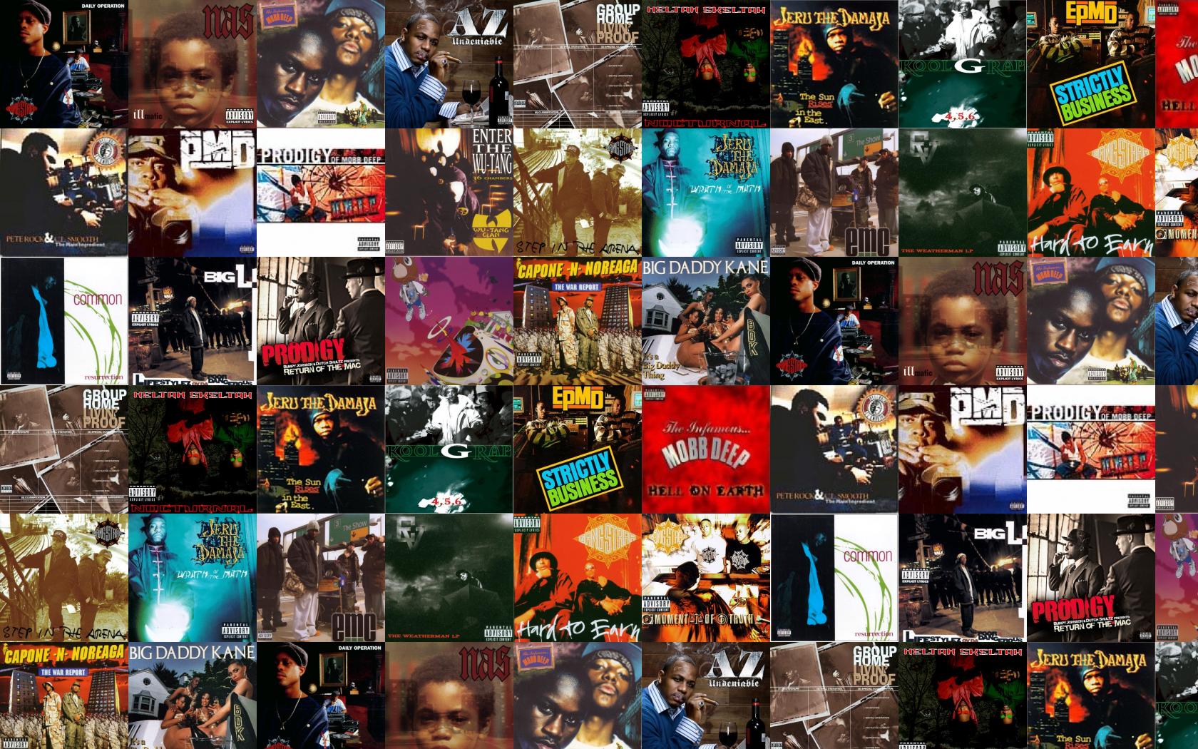 Gang Starr Daily Operation Nas Illmatic Mobb Wallpaper