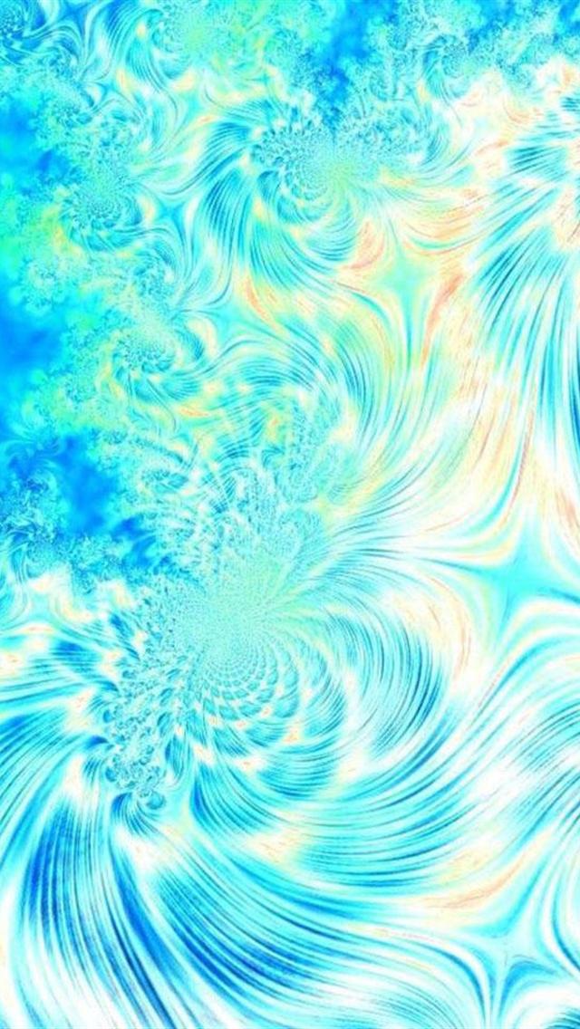 Beautiful Blue Design iPhone Background HD