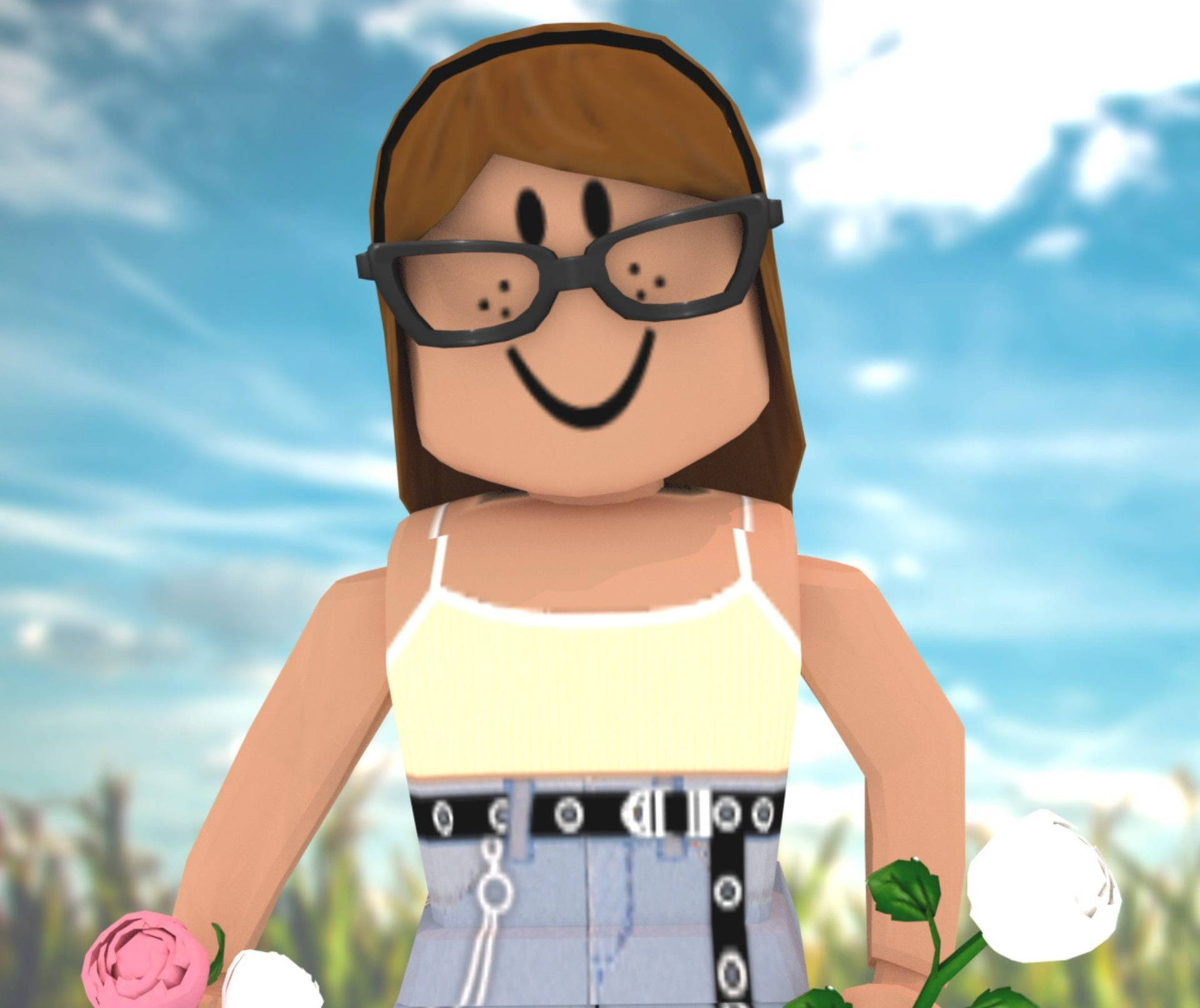 Girl Roblox Character Wallpaper