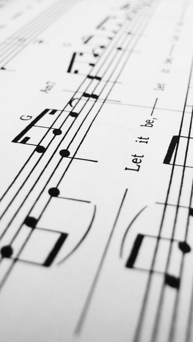 Music Score Wallpaper iPhone