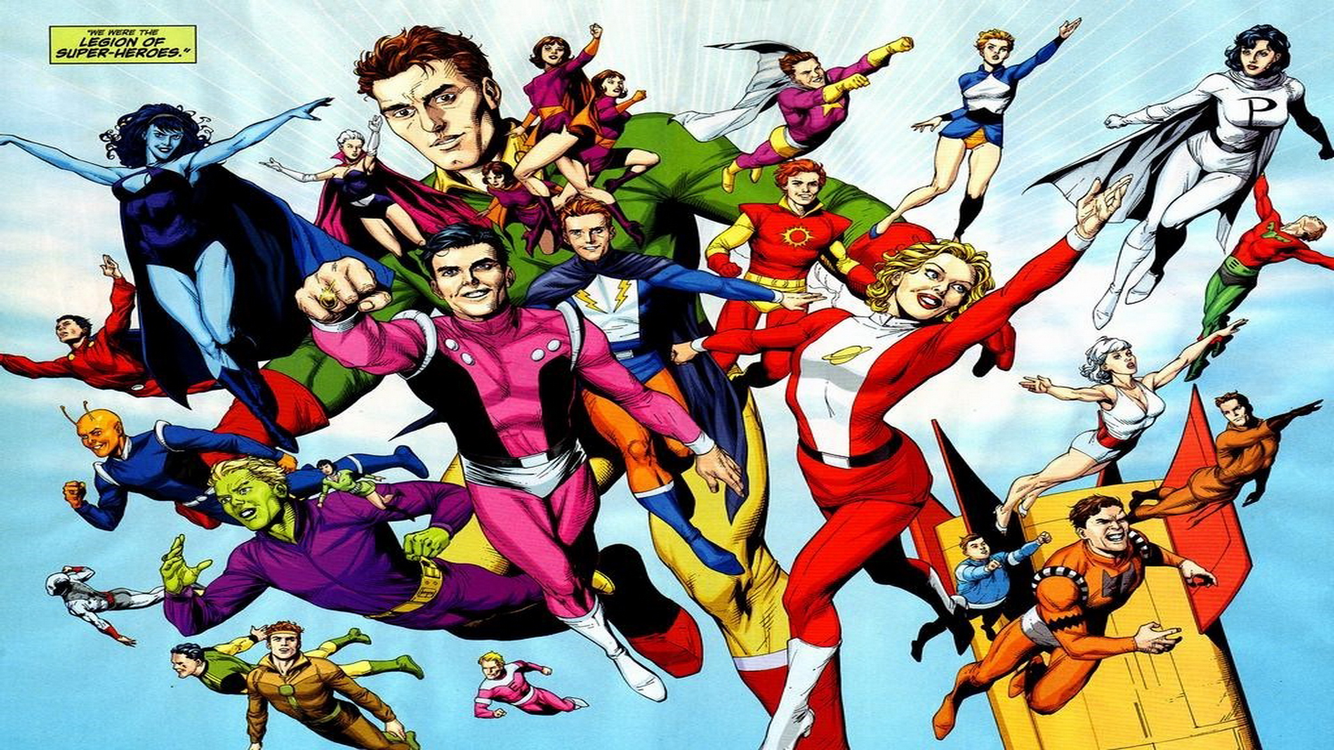 Legion Of Superheroes Dc Ics 934950 Wallpaper HD Desktop
