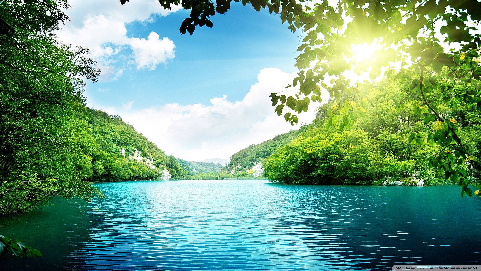 Blue And Green Peaceful Water HDrtm4vf4m1r5kta Wallpaper