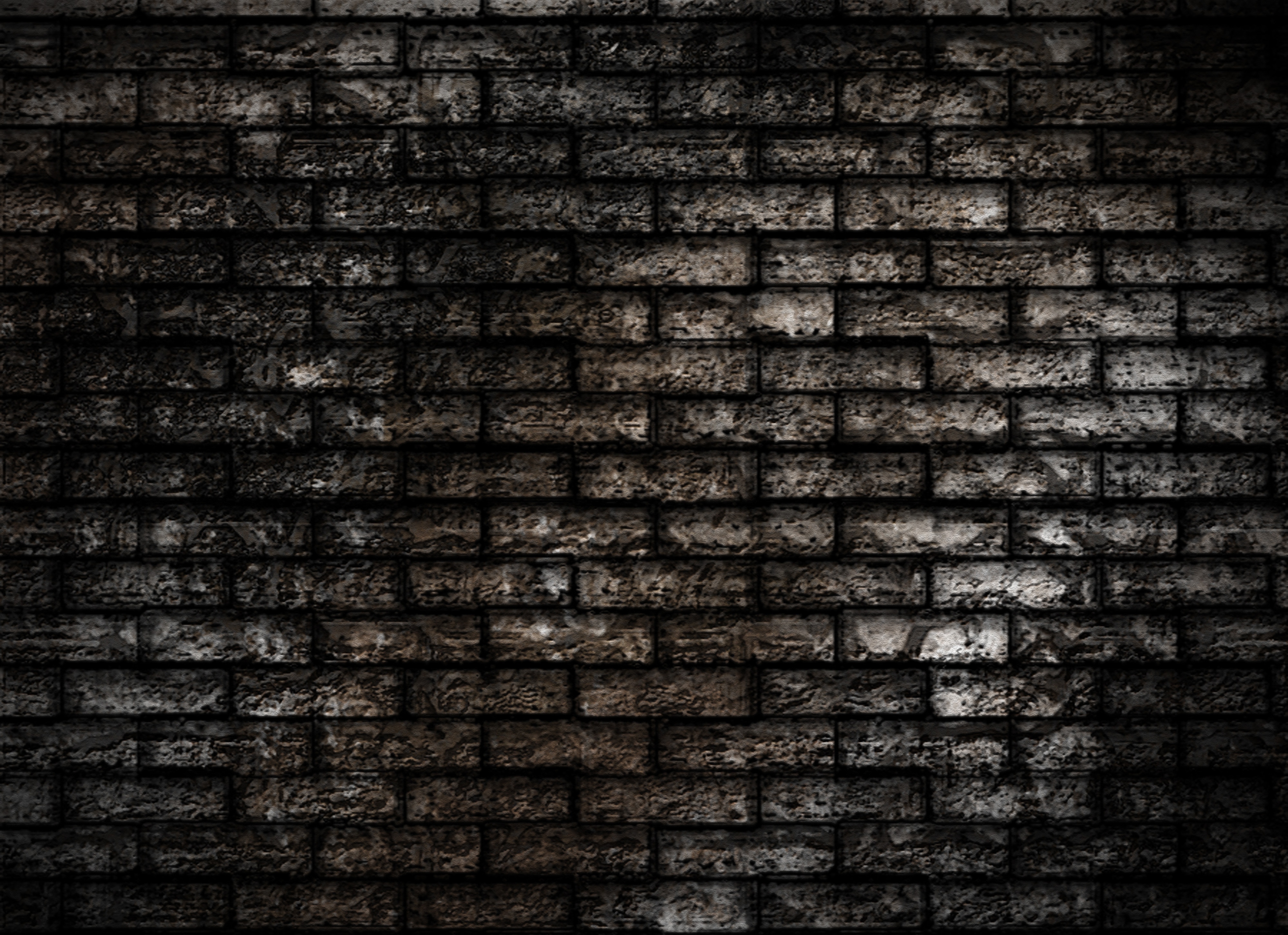 Black Brick Wallpaper