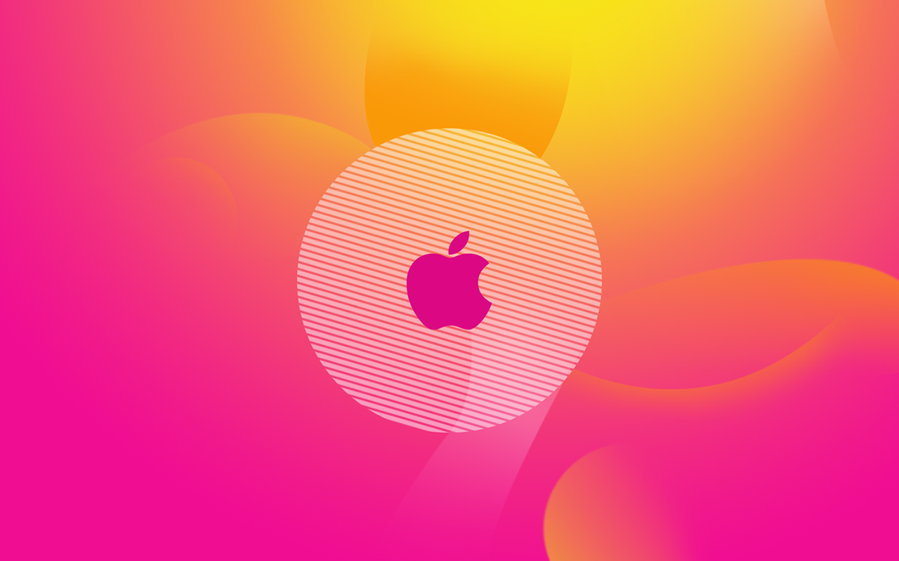 Full HD Wallpaper Puters Apple Mac Logos Pink