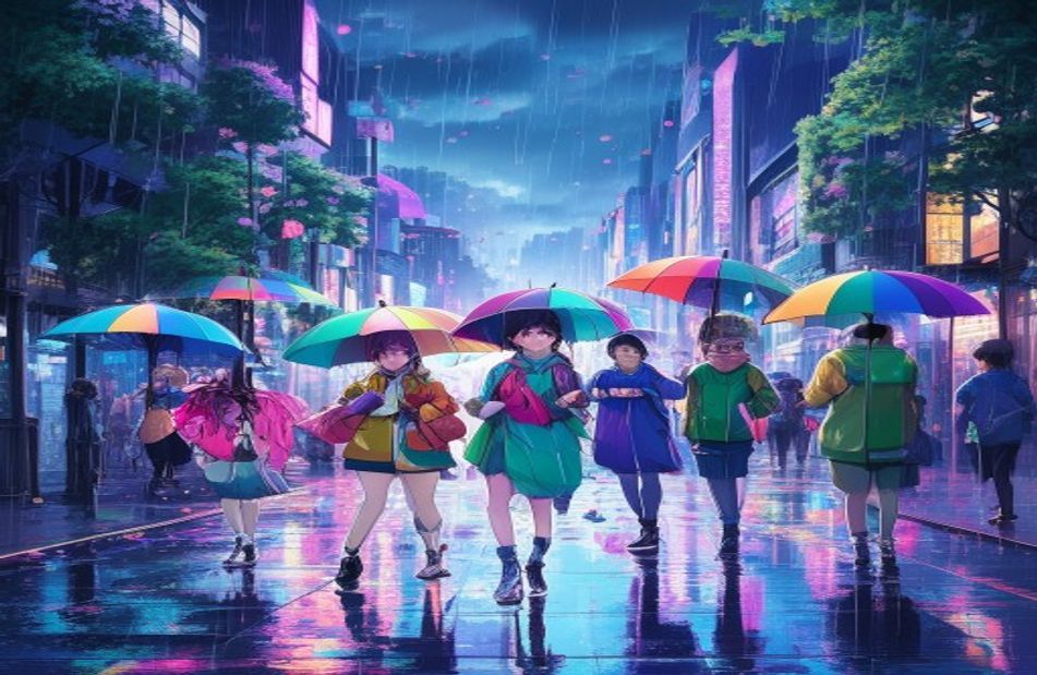 Anime Rain Wallpaper