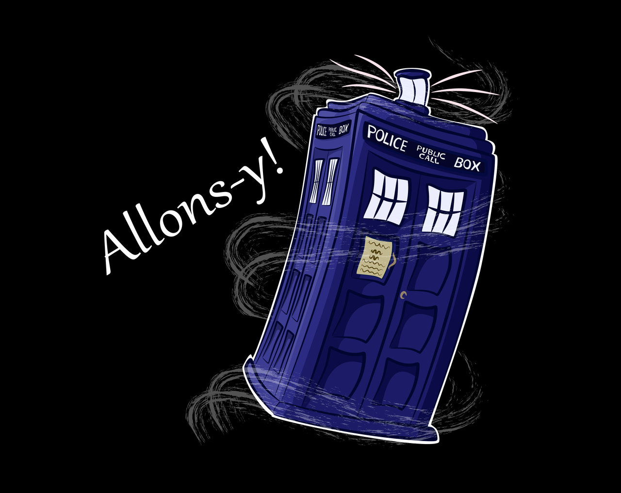 Doctor Who Allons Y Wallpaper By Myntkat