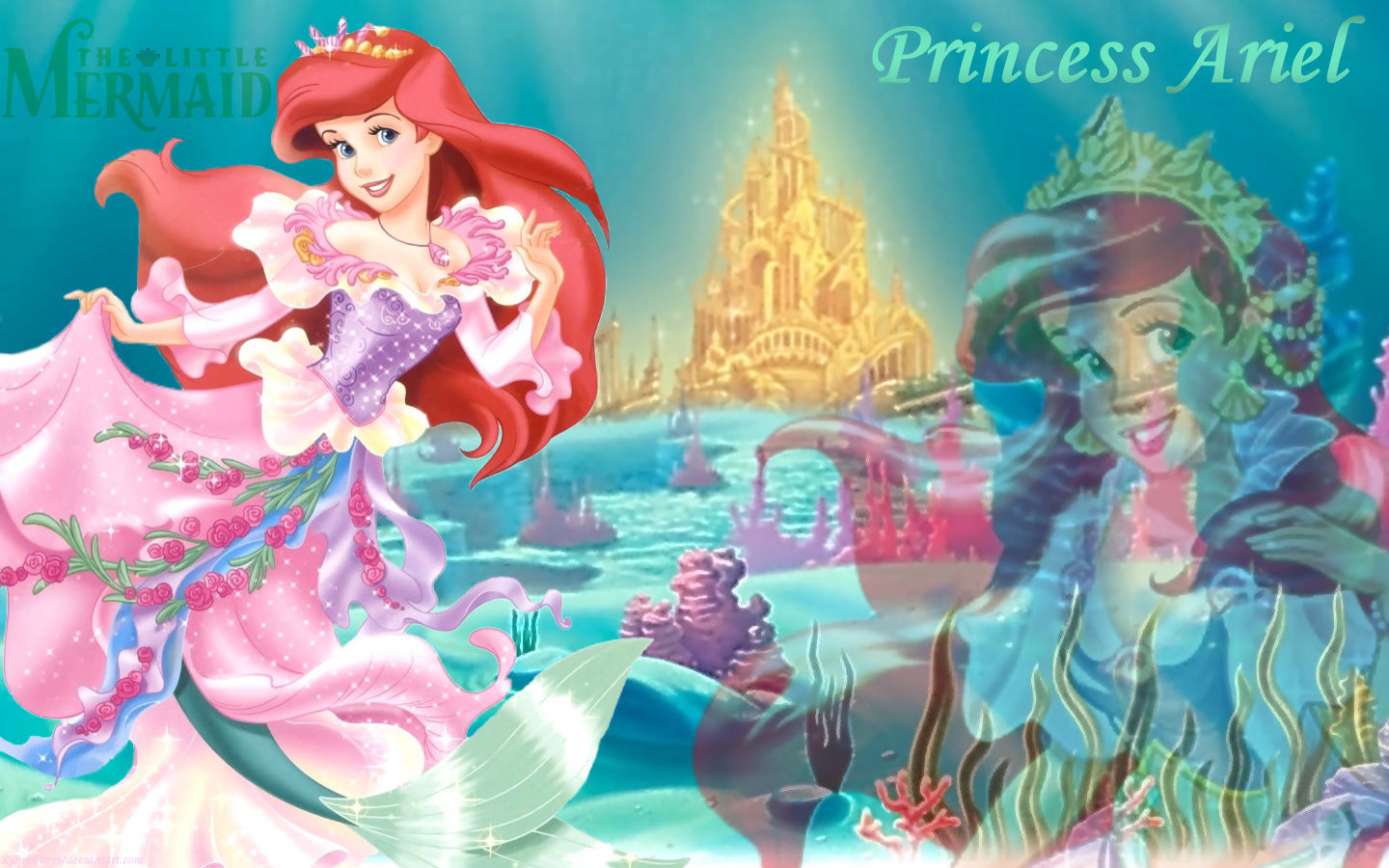 Princess Ariel The Little Mermaid Wallpaper