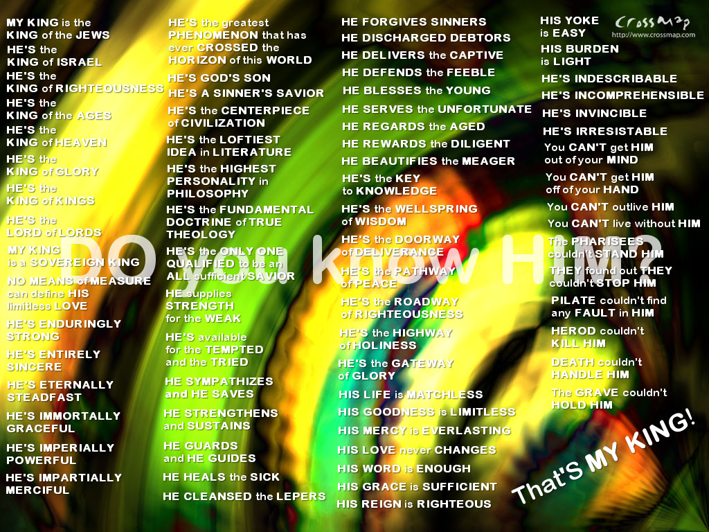 Free download Do you know HIM Wallpaper Christian Wallpapers and