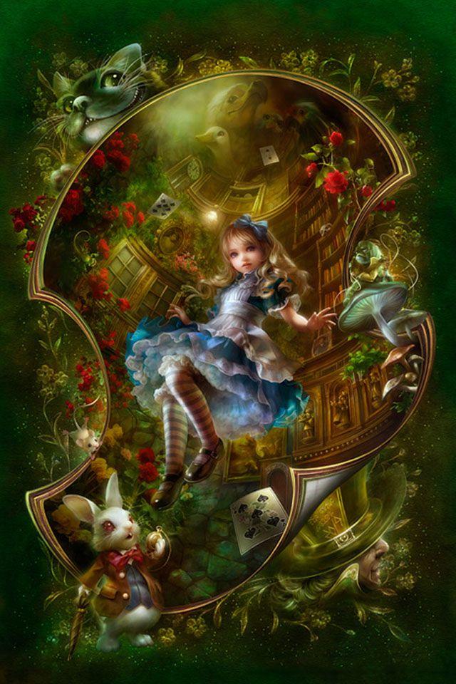 Alice In Wonderland iPhone 4s Wallpaper