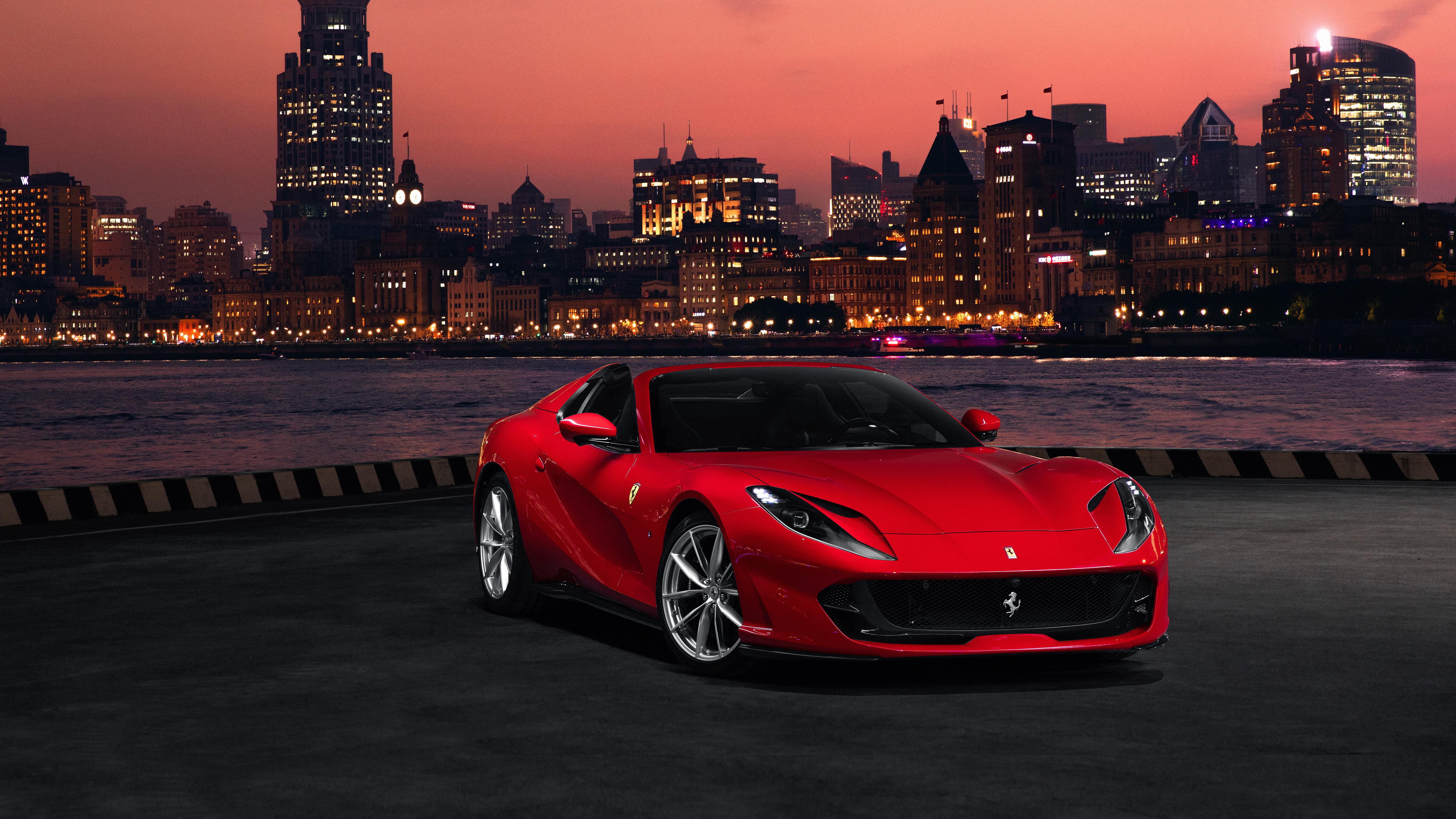 Ferrari Gts 5k Wallpaper HD Car