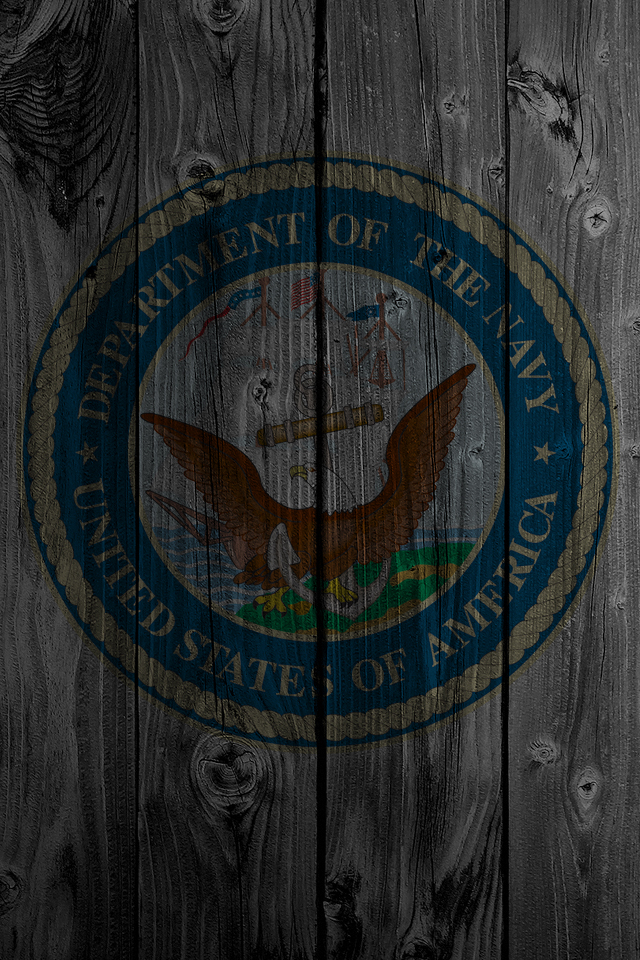US Navy Logo Phone Wallpaper 640x960