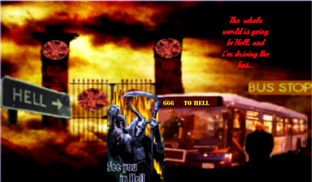 Wallpaper City Bus To Hell By Houli1 Customize Org