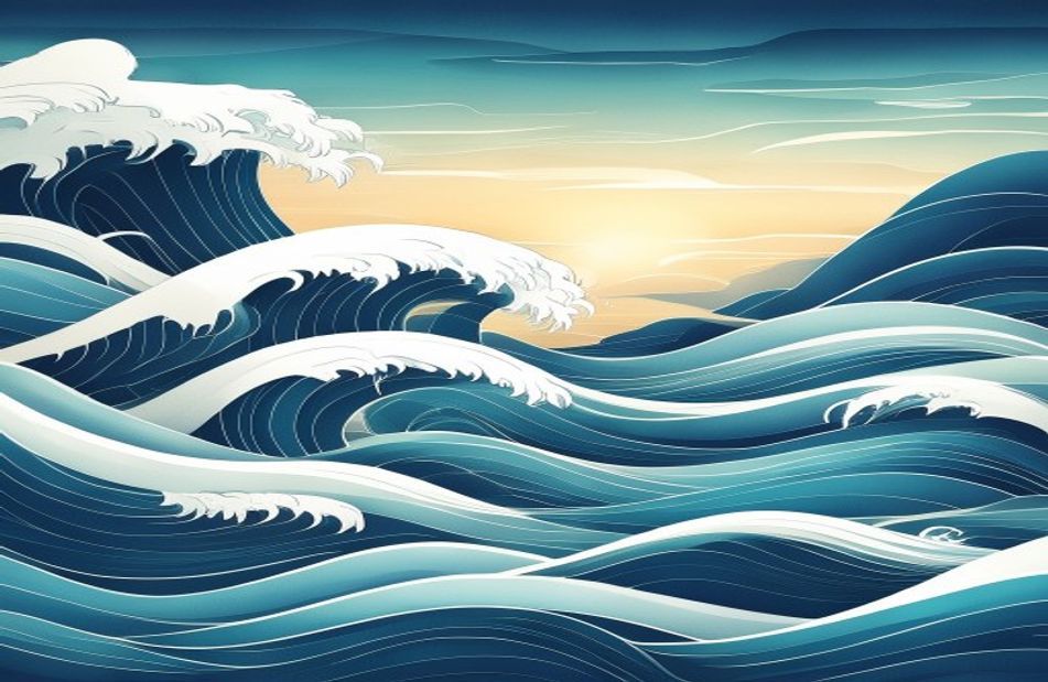 Japanese Wave Wallpaper