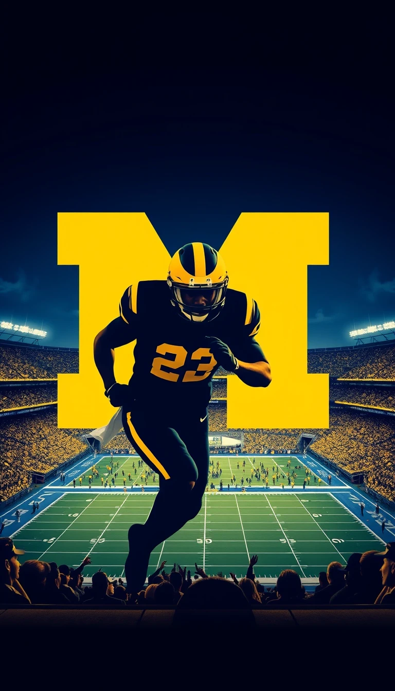 Michigan Football Phone Wallpaper