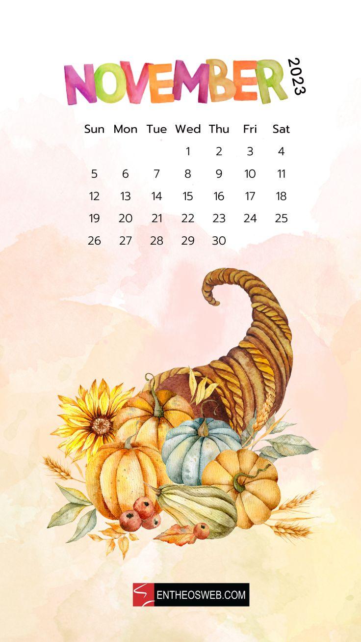 November Calendar Phone Wallpaper Entheosweb In
