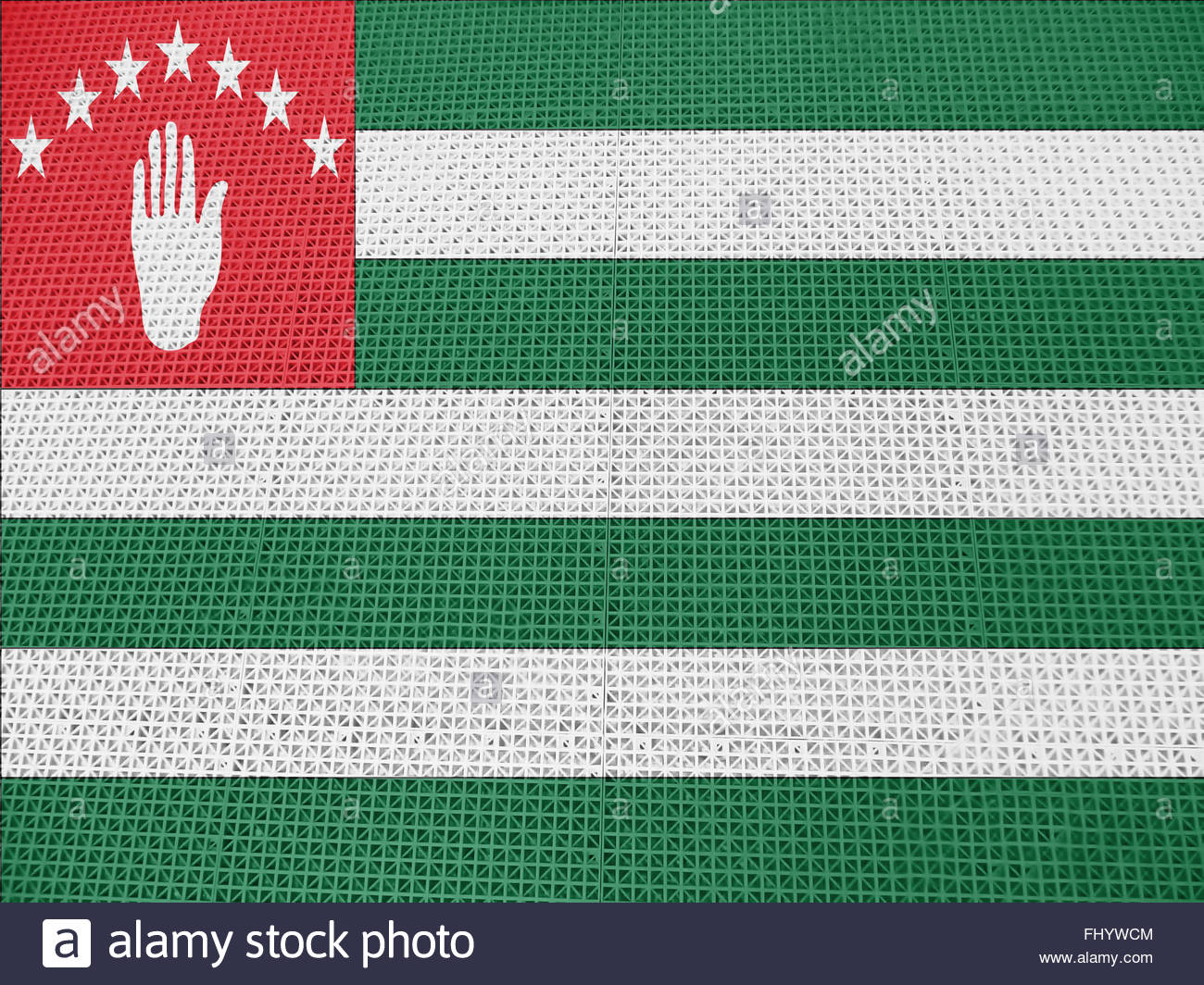 Flag Abkhazia Background Texture Stock Photo